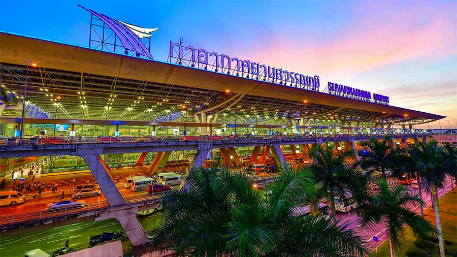 Suvarnabhumi el aeropuerto de Bangkok